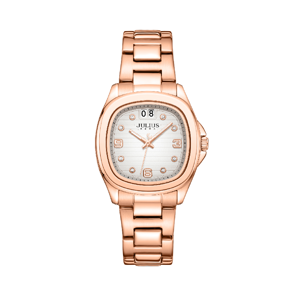 นาฬิกา Julius JA-1519 F สายสแตนเลส สีโรสโกลด์