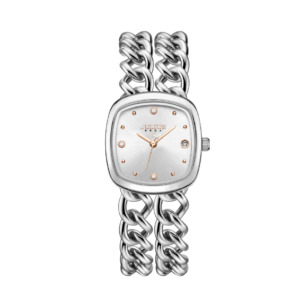 นาฬิกา Julius JA-1520 A สายสแตนเลส สีเงิน