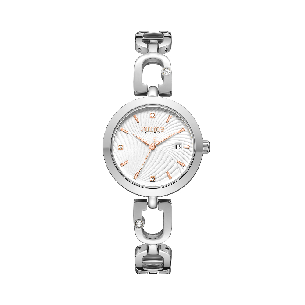 นาฬิกา Julius JA-1521 A สายสแตนเลส สีเงิน