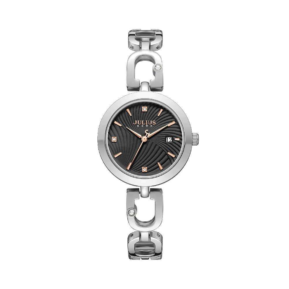 นาฬิกา Julius JA-1521 B สายสแตนเลส สีเงิน