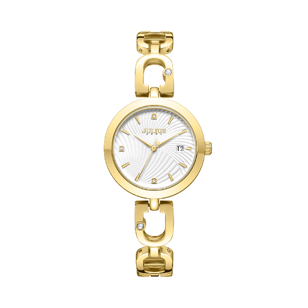 นาฬิกา Julius JA-1521 C สายสแตนเลส สีทอง