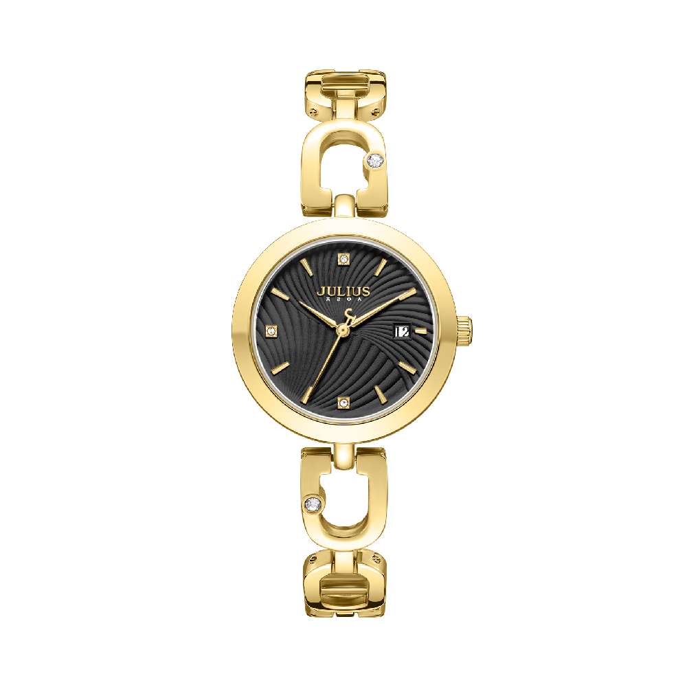 นาฬิกา Julius JA-1521 D สายสแตนเลส สีทอง