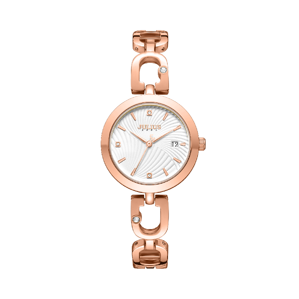 นาฬิกา Julius JA-1521 E สายสแตนเลส สีโรสโกลด์