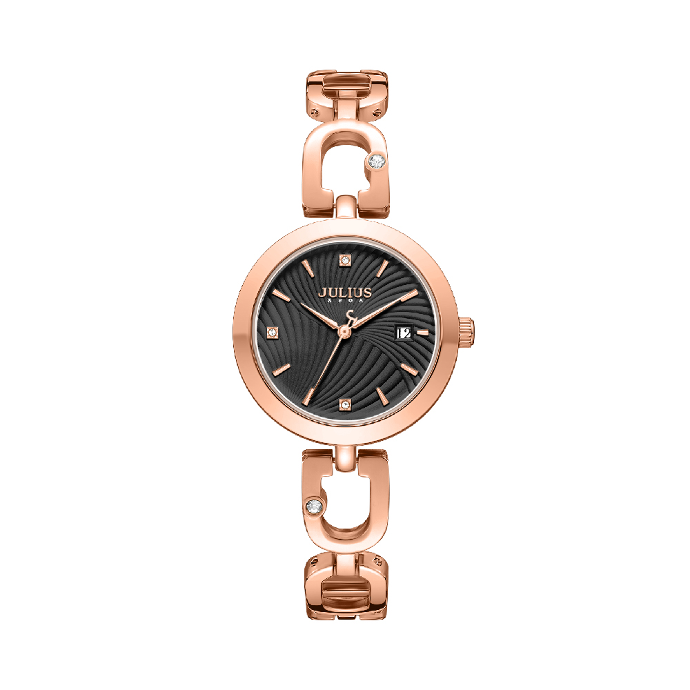 นาฬิกา Julius JA-1521 F สายสแตนเลส สีโรสโกลด์