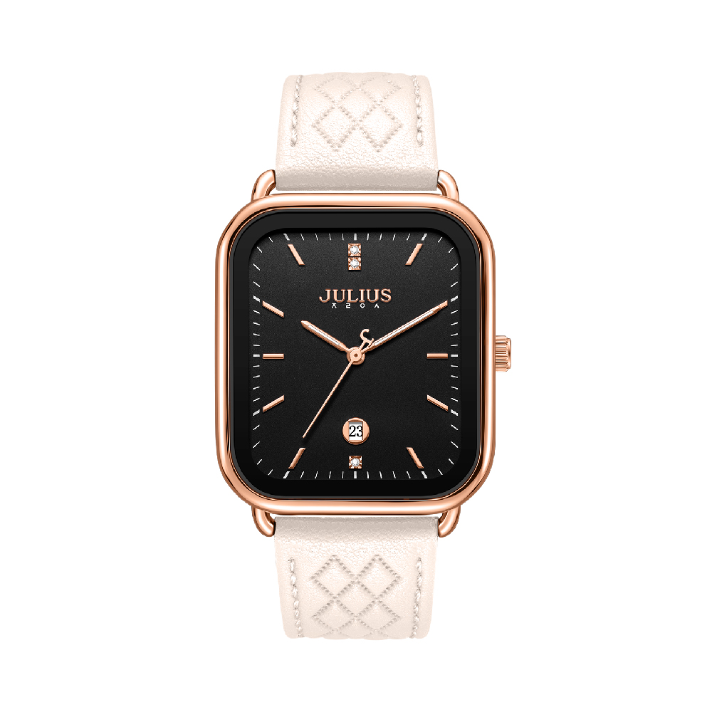 นาฬิกา Julius JA-1531 B สายหนัง สีครีม