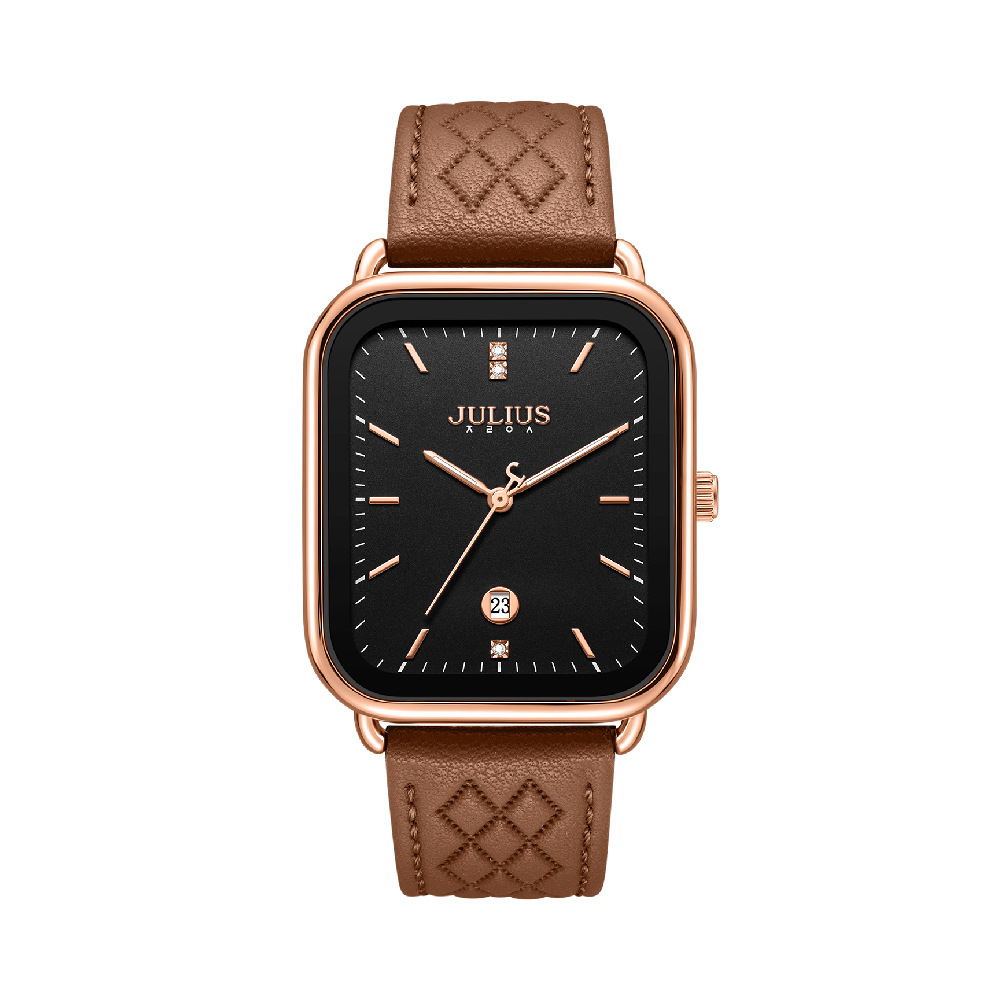 นาฬิกา Julius JA-1531 C สายหนัง สีน้ำตาล