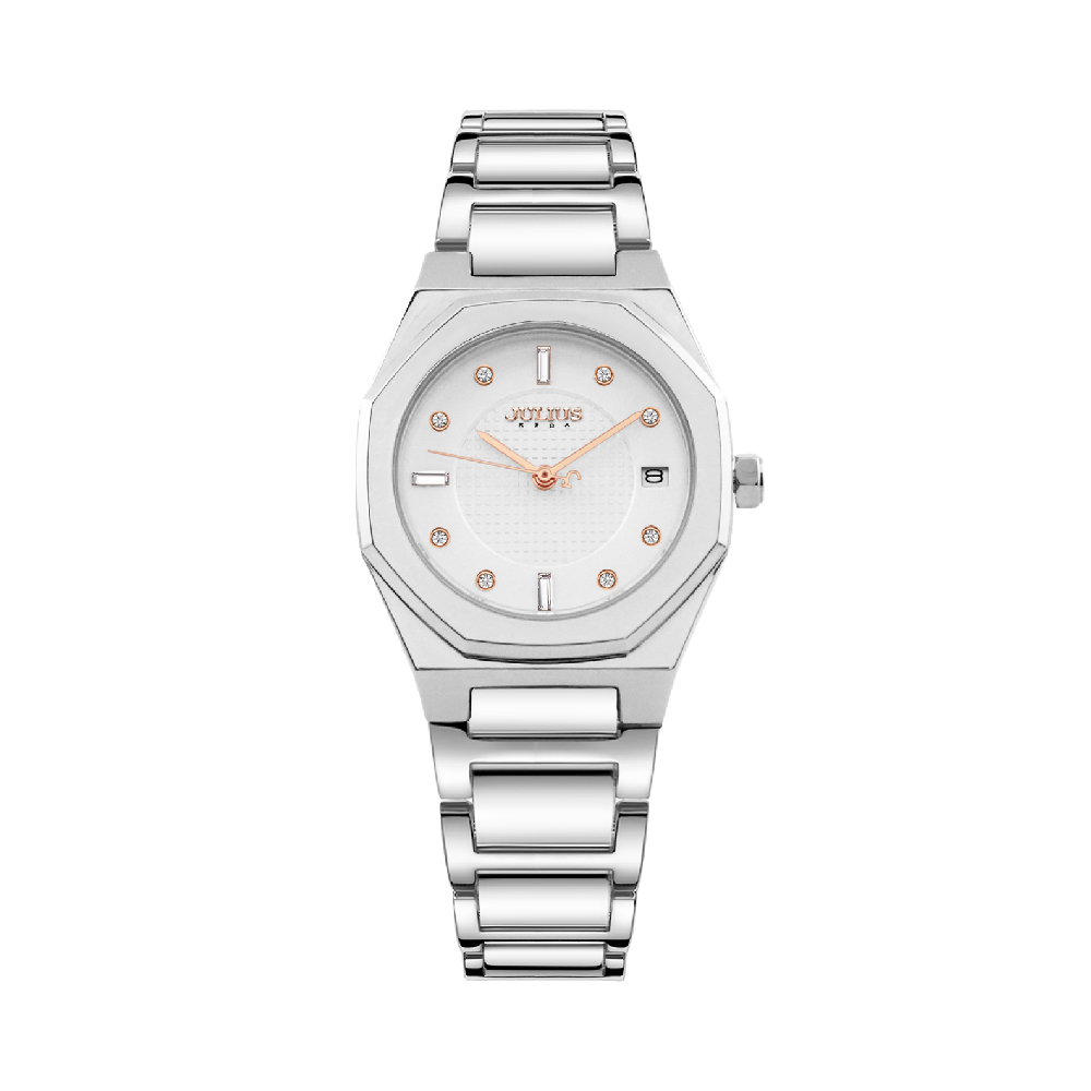 นาฬิกา Julius JA-1532 A สายสแตนเลส สีเงิน