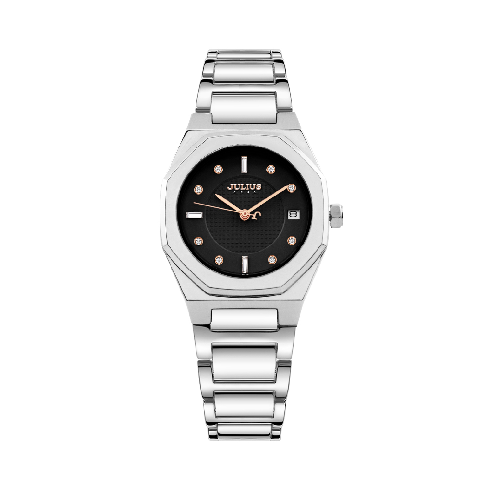 นาฬิกา Julius JA-1532 B สายสแตนเลส สีเงิน