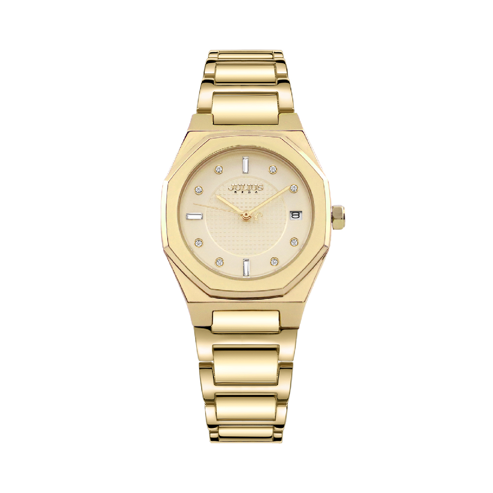 นาฬิกา Julius JA-1532 C สายสแตนเลส สีทอง