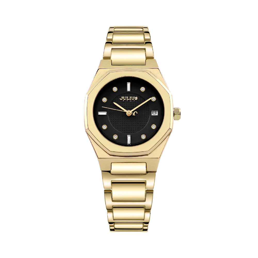 นาฬิกา Julius JA-1532 D สายสแตนเลส สีทอง