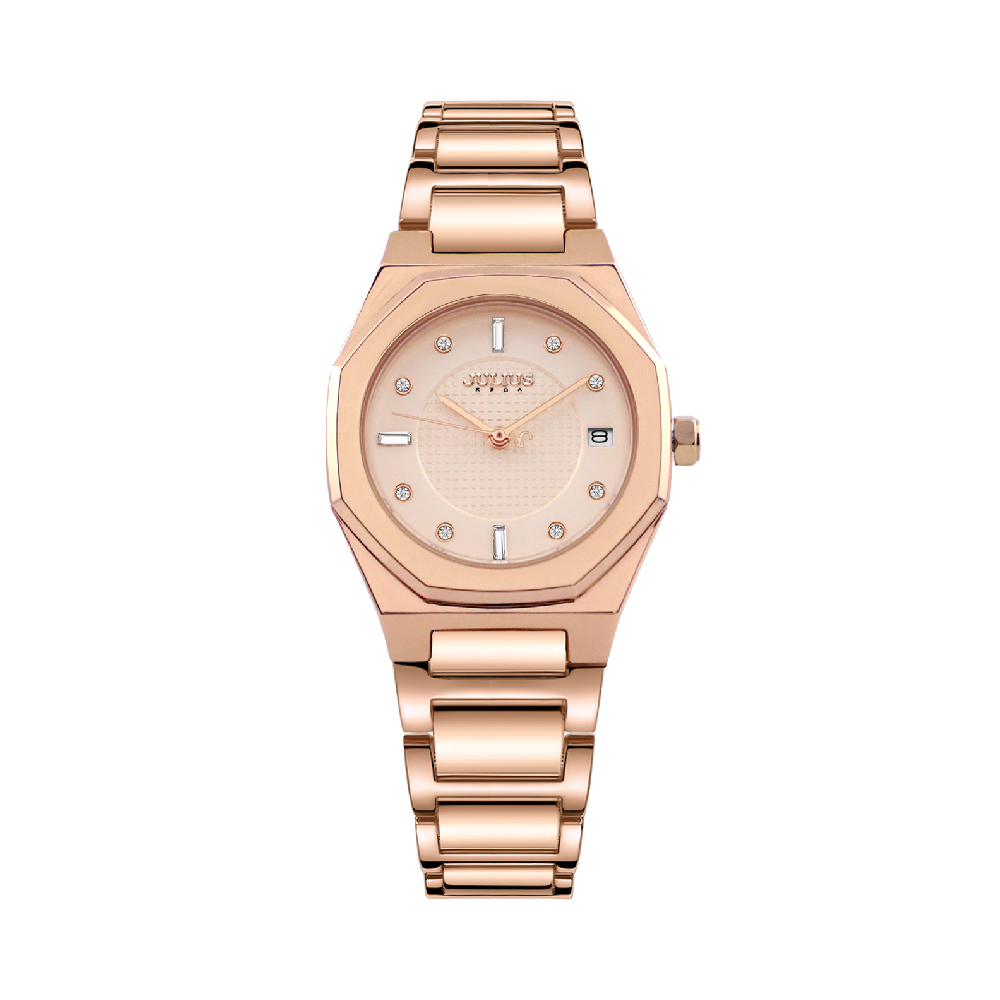 นาฬิกา Julius JA-1532 E สายสแตนเลส สีโรสโกลด์