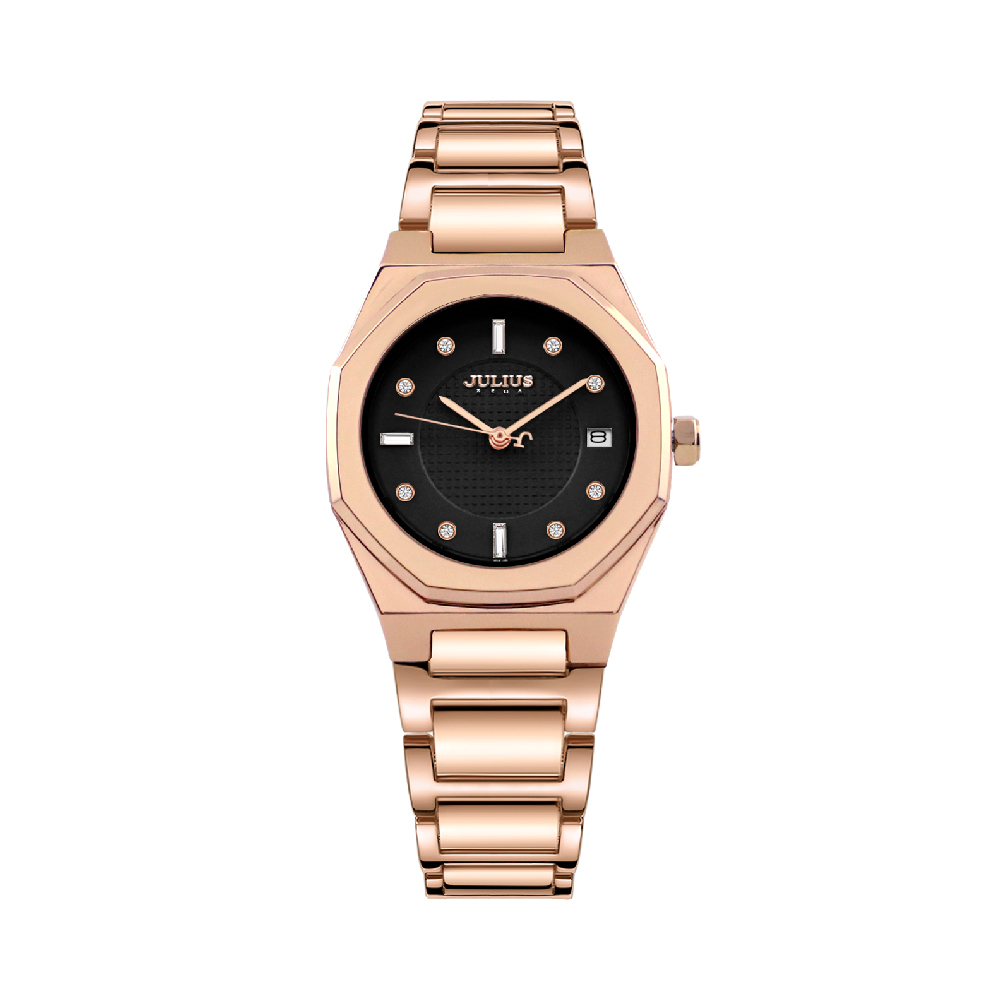 นาฬิกา Julius JA-1532 F สายสแตนเลส สีโรสโกลด์