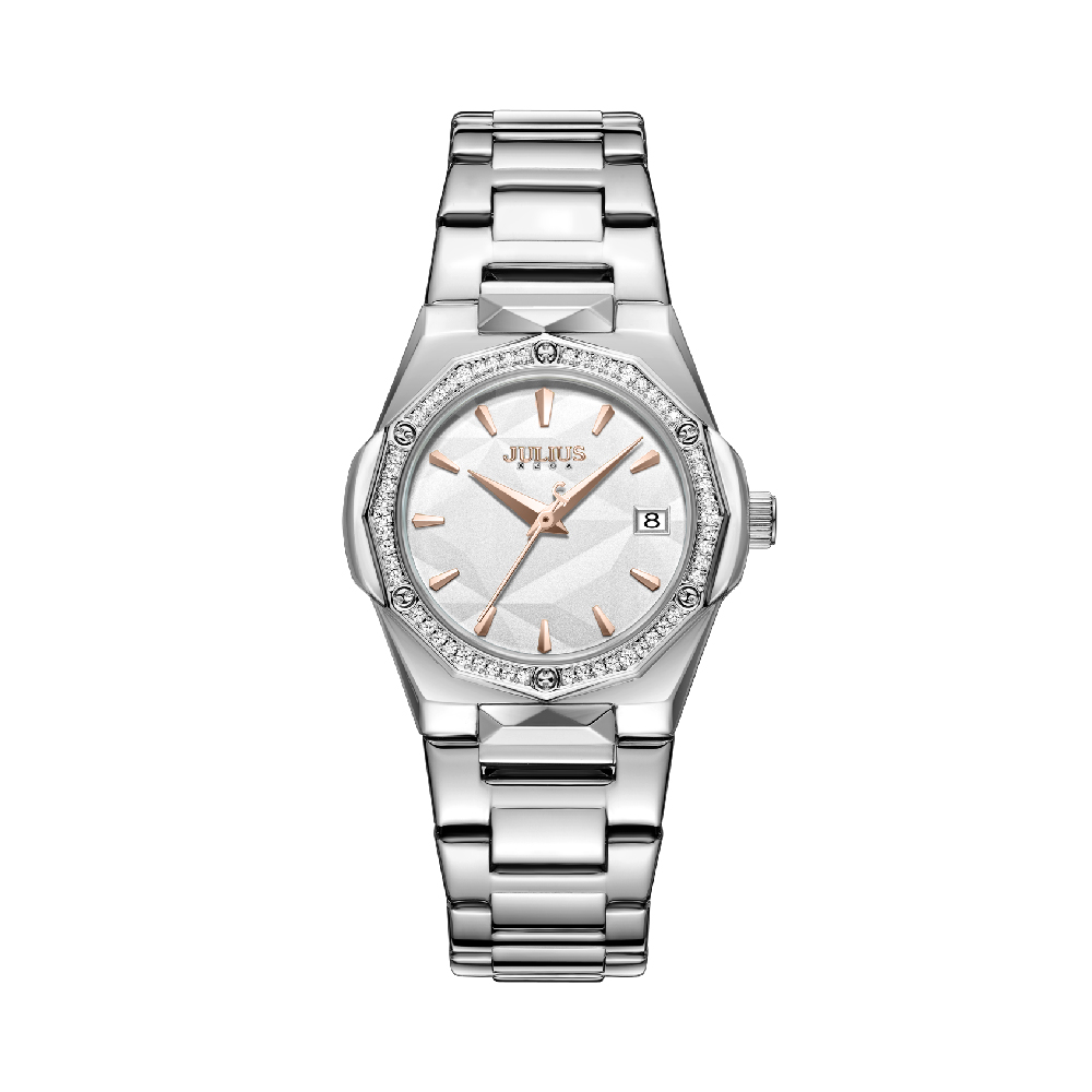 นาฬิกา Julius JA-1533 A สายสแตนเลส สีเงิน