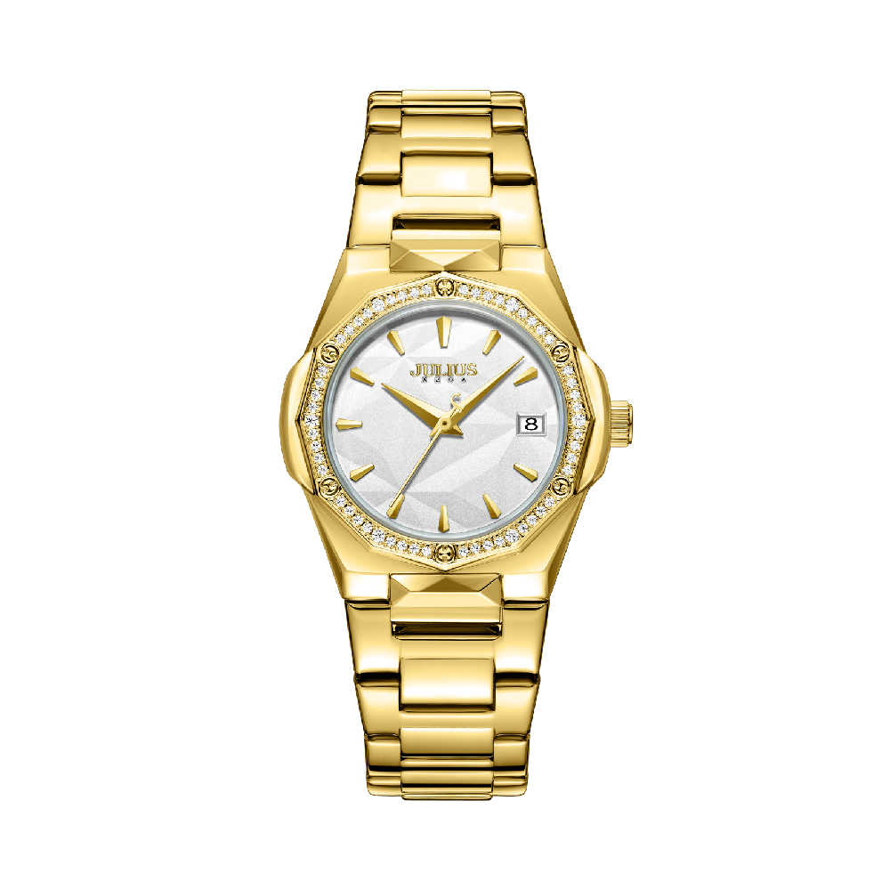 นาฬิกา Julius JA-1533 C สายสแตนเลส สีทอง