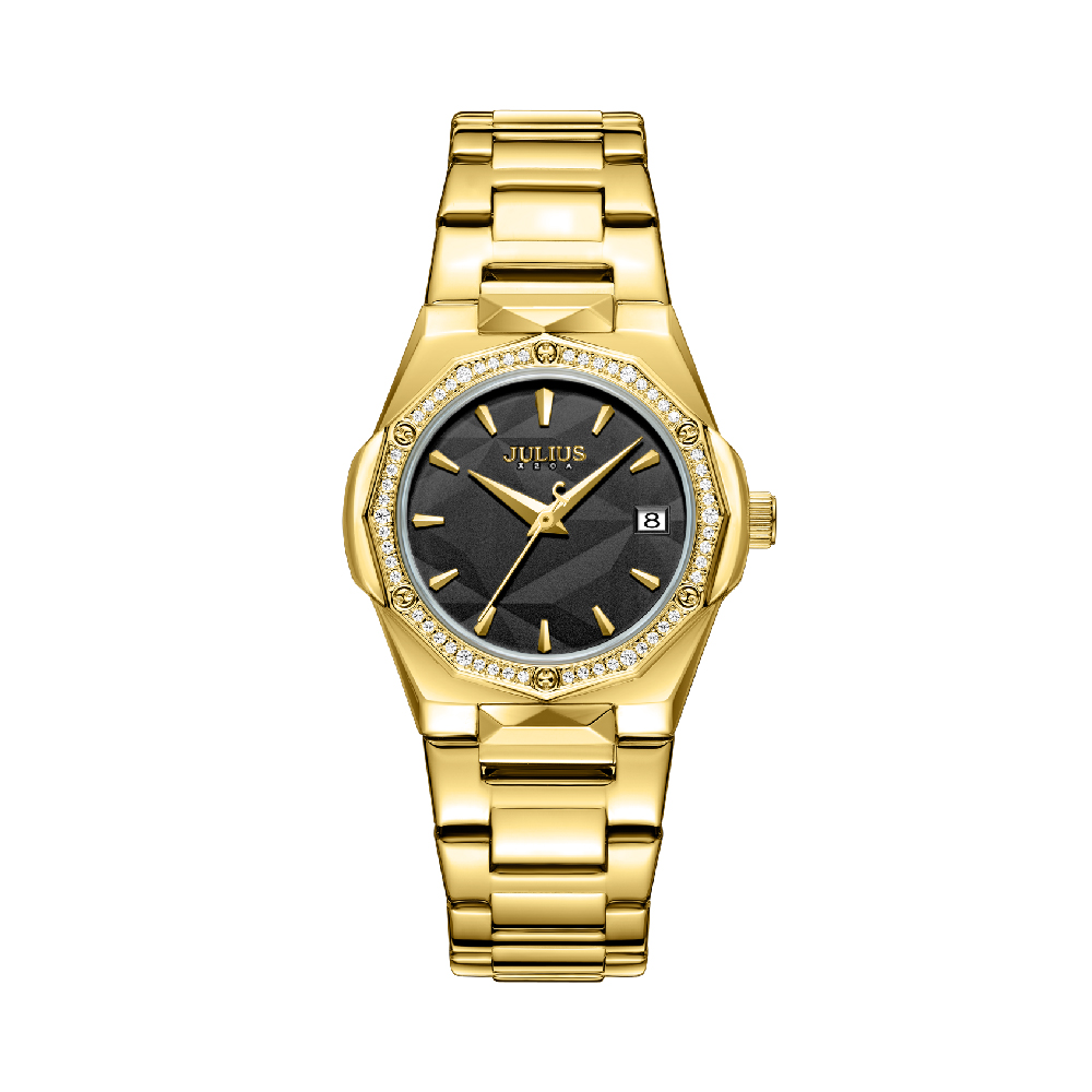 นาฬิกา Julius JA-1533 D สายสแตนเลส สีทอง