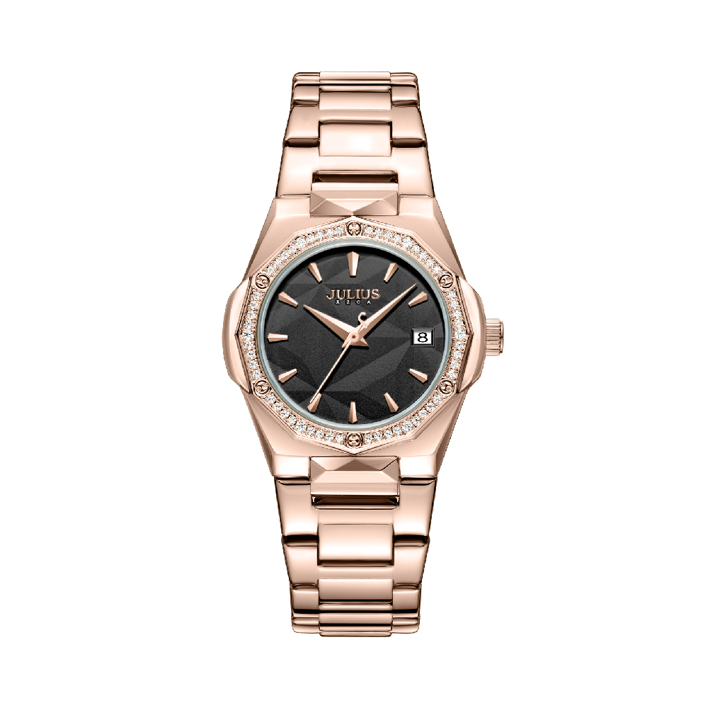 นาฬิกา Julius JA-1533 F สายสแตนเลส สีโรสโกลด์