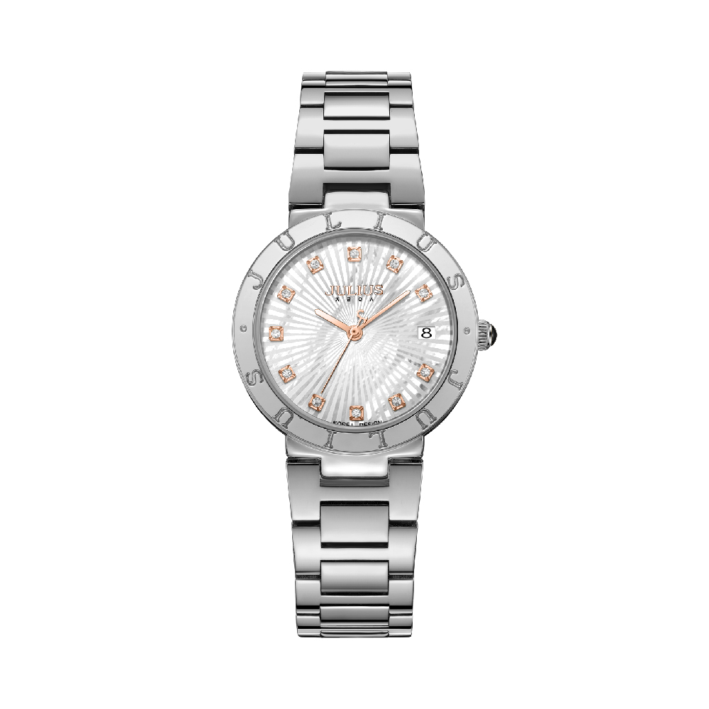 นาฬิกา Julius JA-1535 A สายสแตนเลส สีเงิน