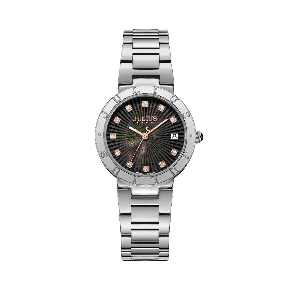 นาฬิกา Julius JA-1535 B สายสแตนเลส สีเงิน