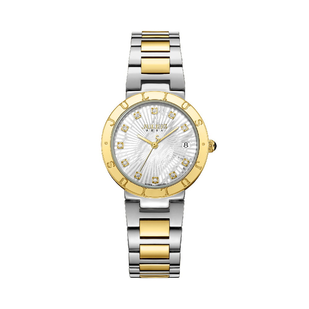 นาฬิกา Julius JA-1535 G สายสแตนเลส สีสองกษัตริย์