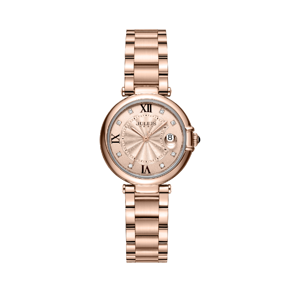 นาฬิกา Julius JA-1536 D สายสแตนเลส สีโรสโกลด์