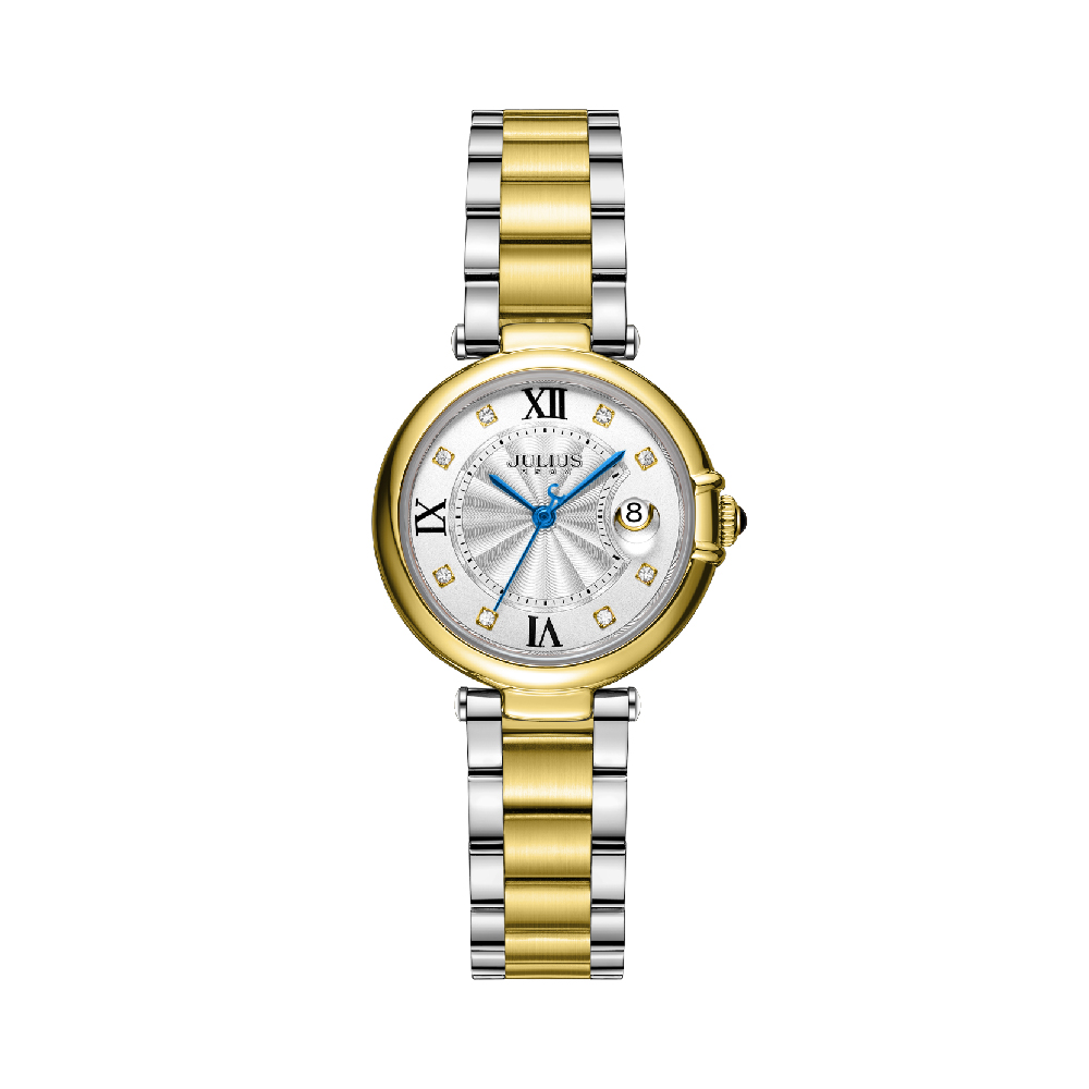 นาฬิกา Julius JA-1536 F สายสแตนเลส สีสองกษัตริย์
