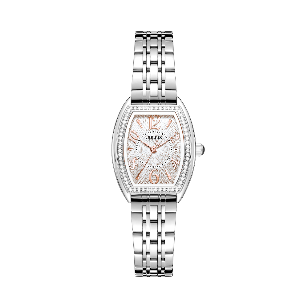 นาฬิกา Julius JA-1537 A สายสแตนเลส สีเงิน