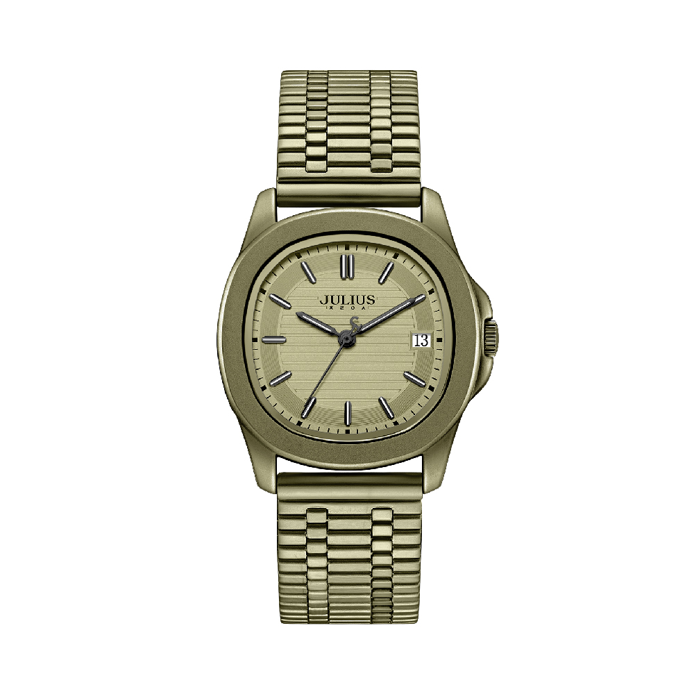 นาฬิกา Julius JA-1541 E สายสแตนเลส สีเขียว