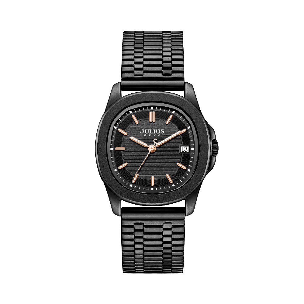 นาฬิกา Julius JA-1541 G สายสแตนเลส สีดำ