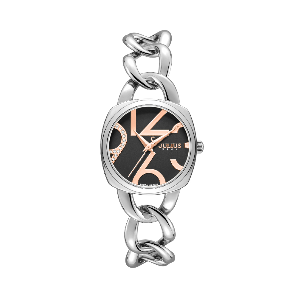 นาฬิกา Julius JA-1542 B สายสแตนเลส สีเงิน