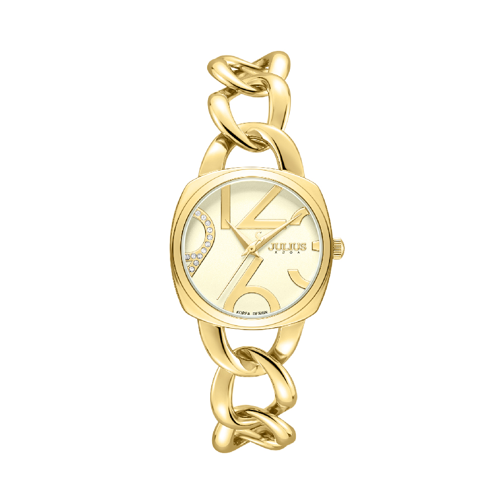 นาฬิกา Julius JA-1542 C สายสแตนเลส สีทอง