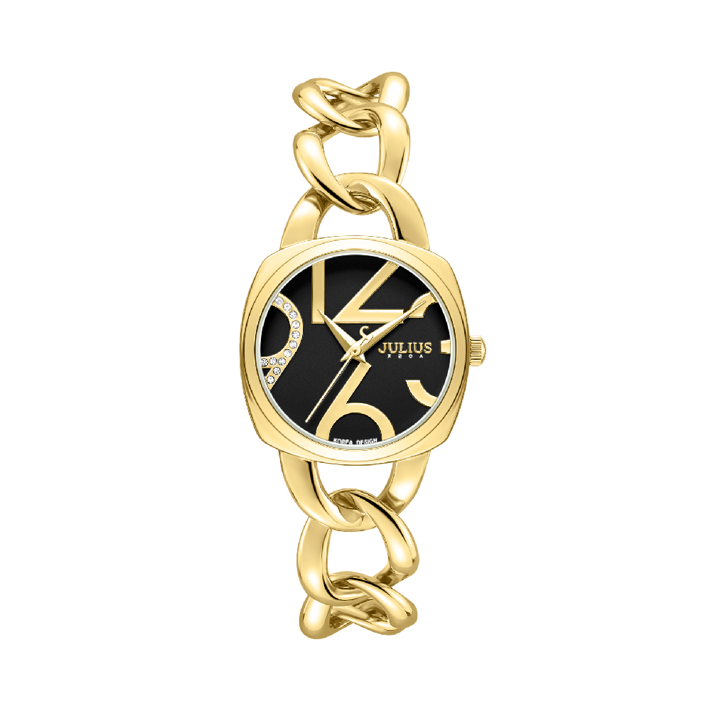 นาฬิกา Julius JA-1542 D สายสแตนเลส สีทอง