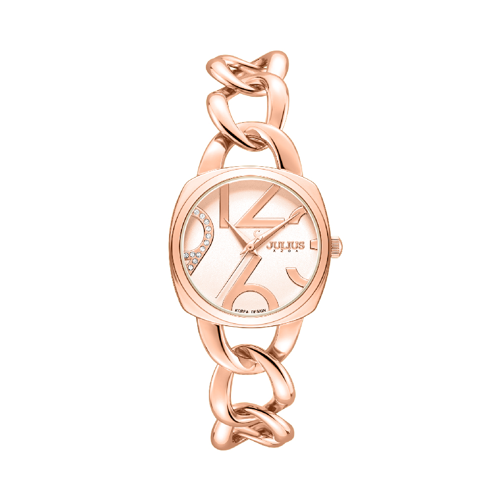 นาฬิกา Julius JA-1542 E สายสแตนเลส สีโรสโกลด์
