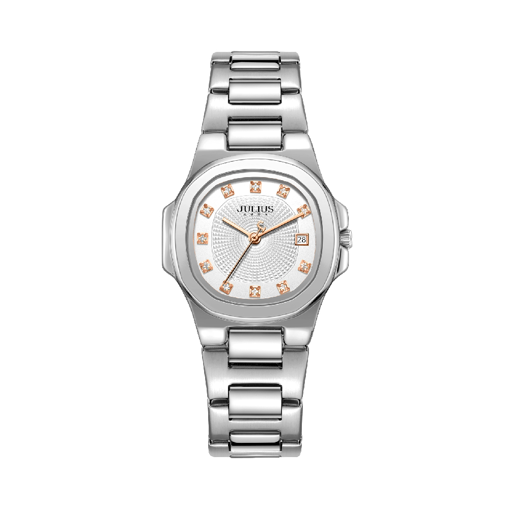 นาฬิกา Julius JA-1544 A สายสแตนเลส สีเงิน
