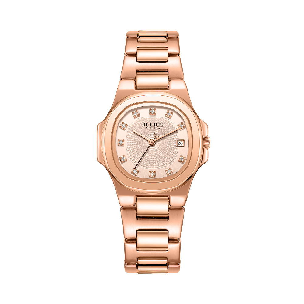 นาฬิกา Julius JA-1544 E สายสแตนเลส สีโรสโกลด์