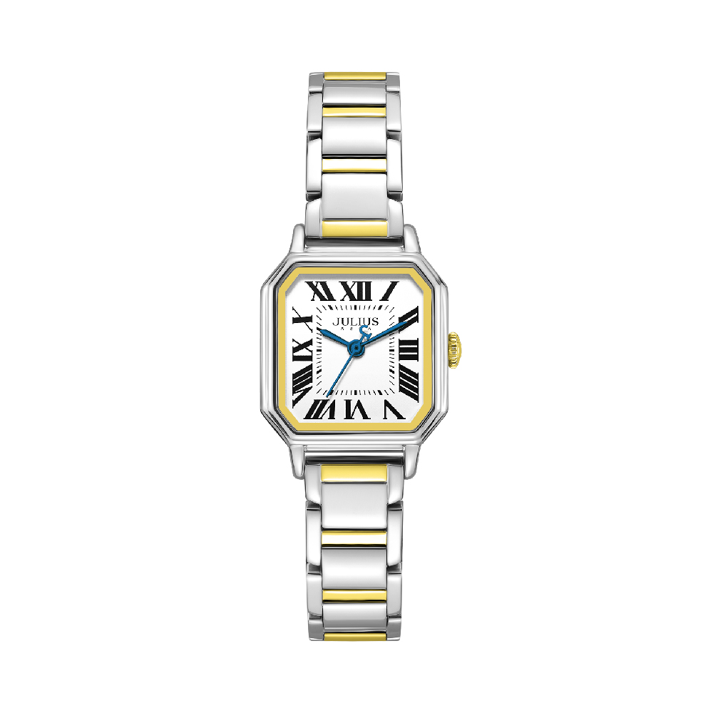 นาฬิกา Julius JA-1546 C สายสแตนเลส สีสองกษัตริย์