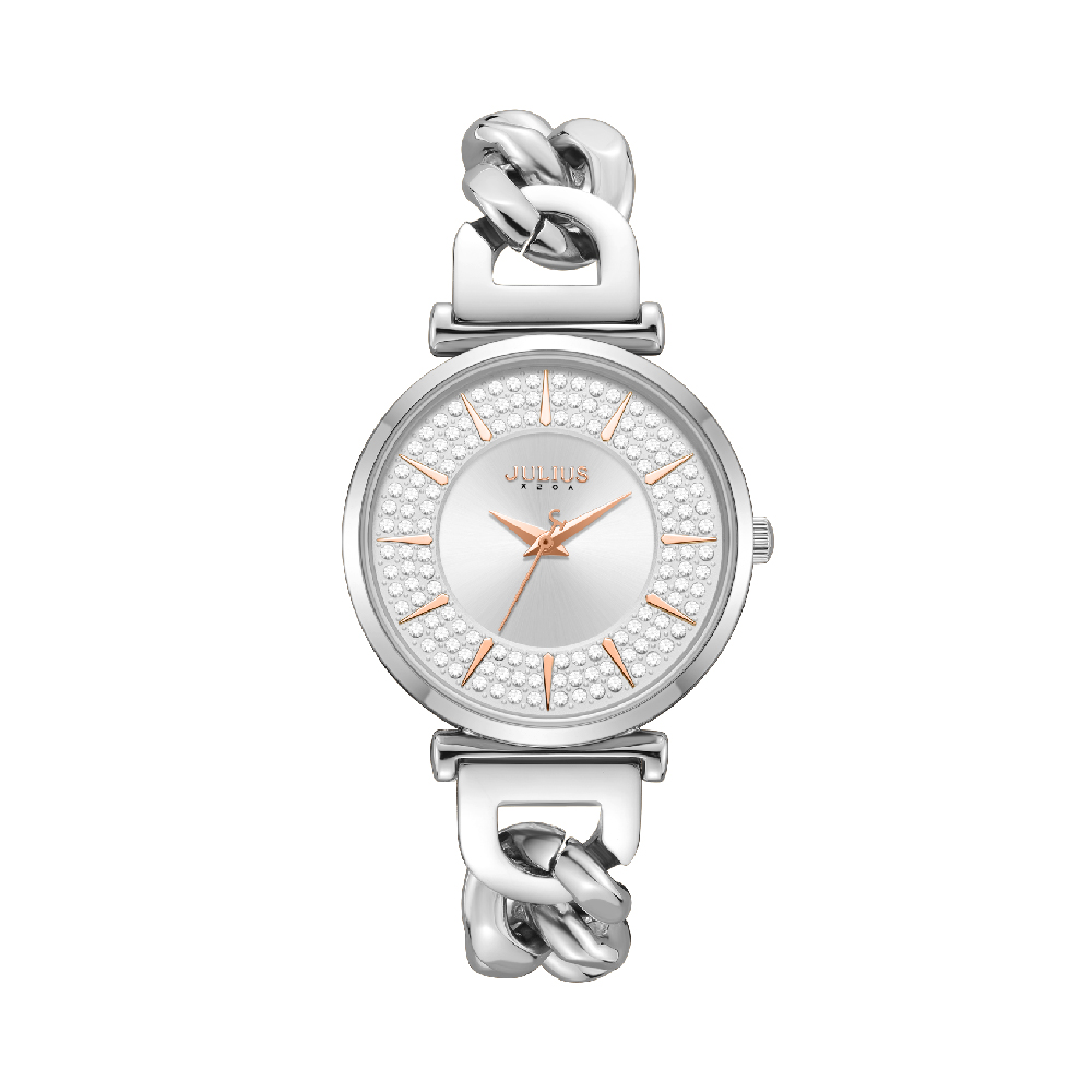 นาฬิกา Julius JA-1548 A สายสแตนเลส สีเงิน