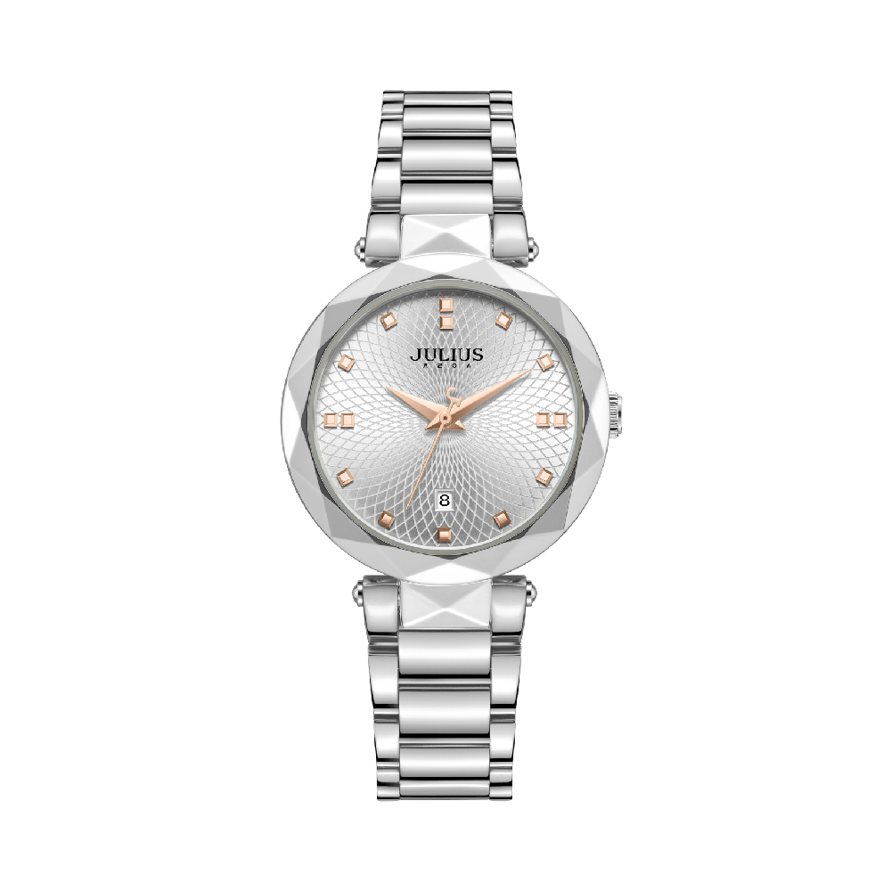 นาฬิกา Julius JA-1549 A สายสแตนเลส สีเงิน