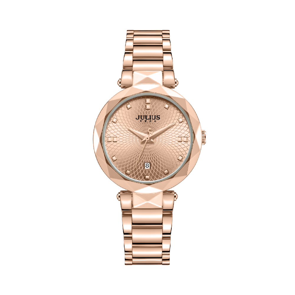 นาฬิกา Julius JA-1549 D สายสแตนเลส สีโรสโกลด์