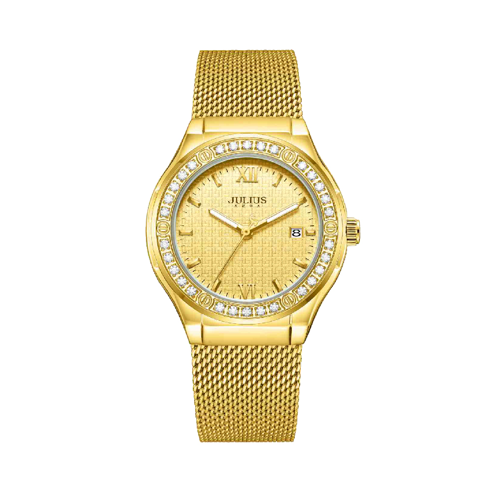 นาฬิกา Julius JA-1550 B สายสแตนเลส สีทอง