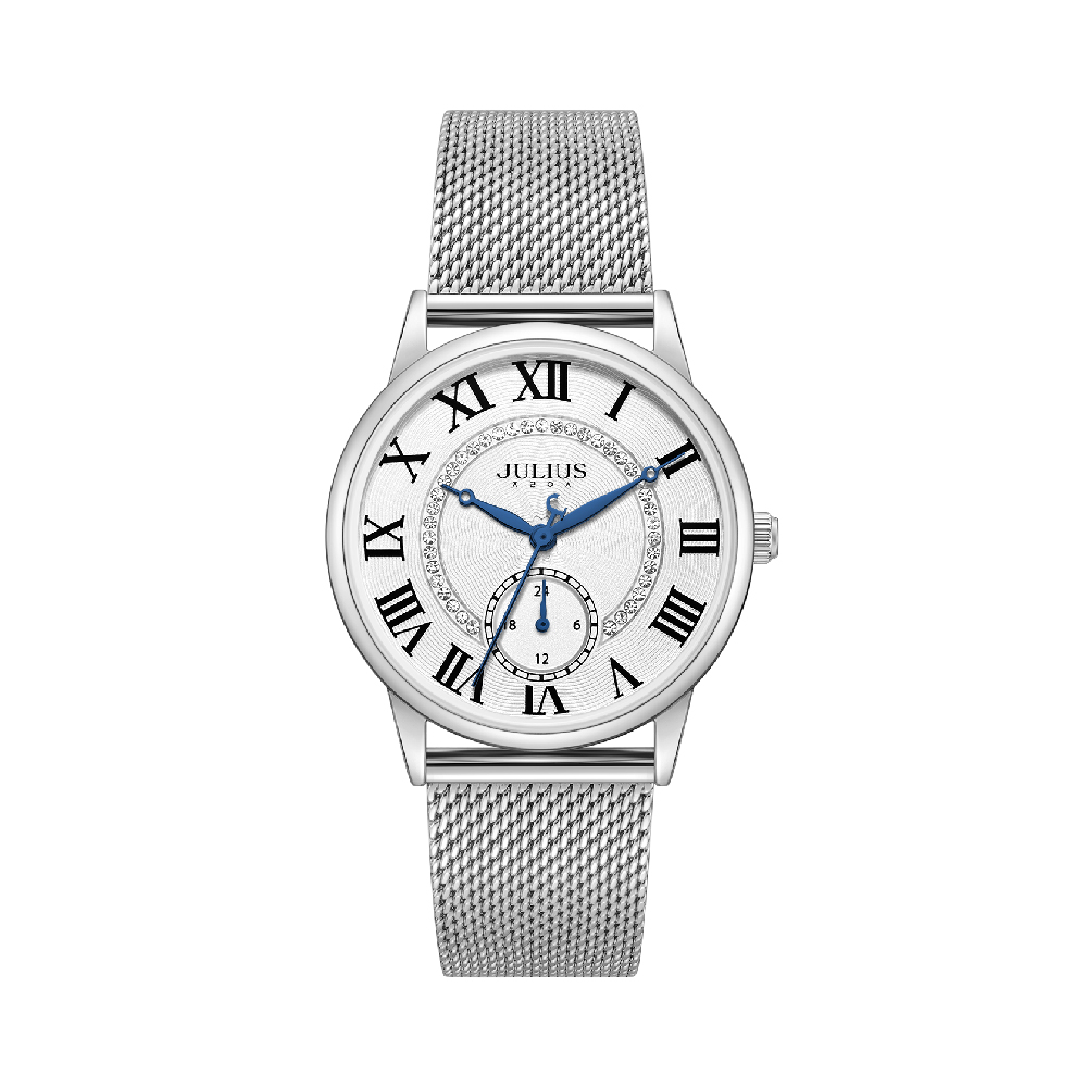 นาฬิกา Julius JA-1551 A สายสแตนเลส สีเงิน