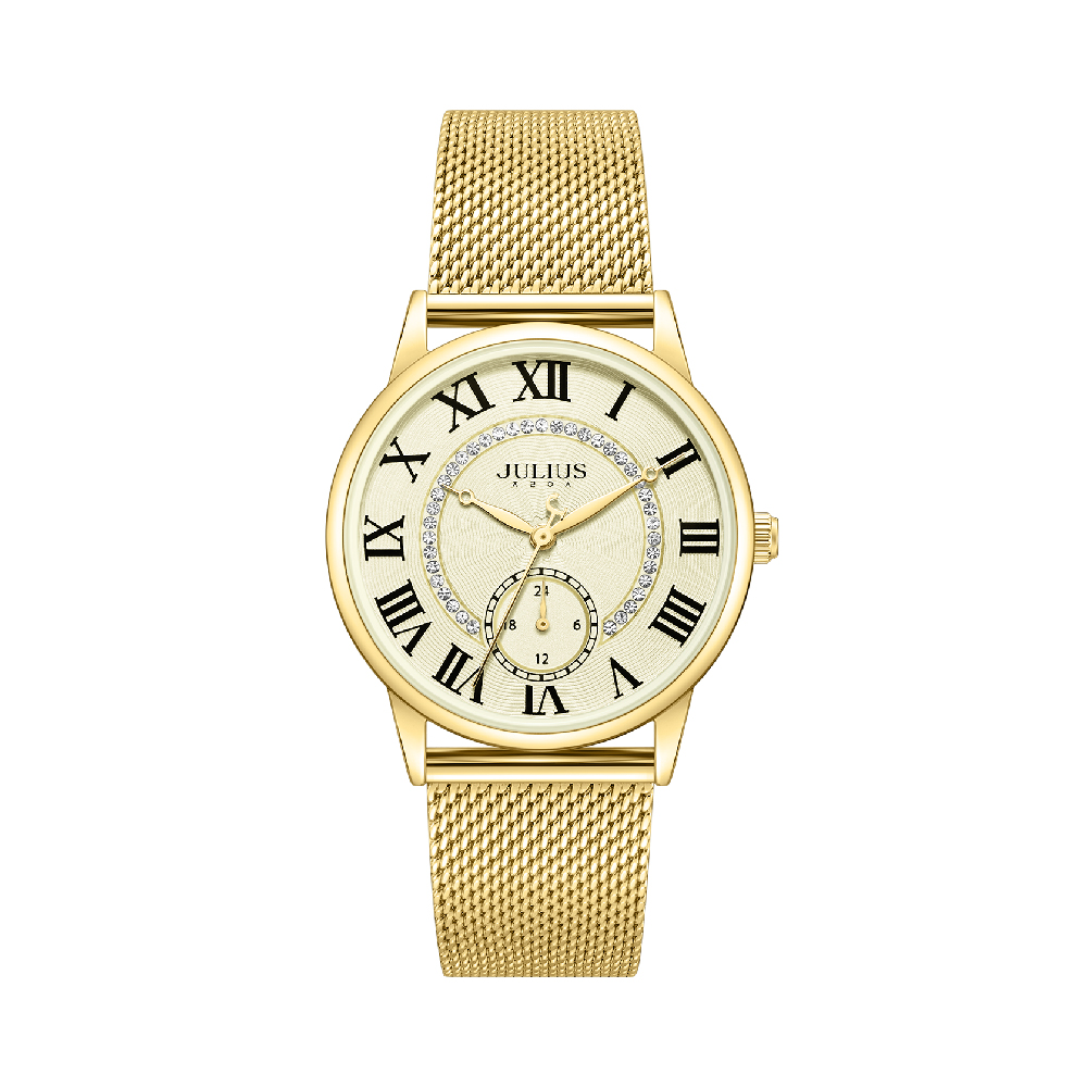 นาฬิกา Julius JA-1551 B สายสแตนเลส สีทอง