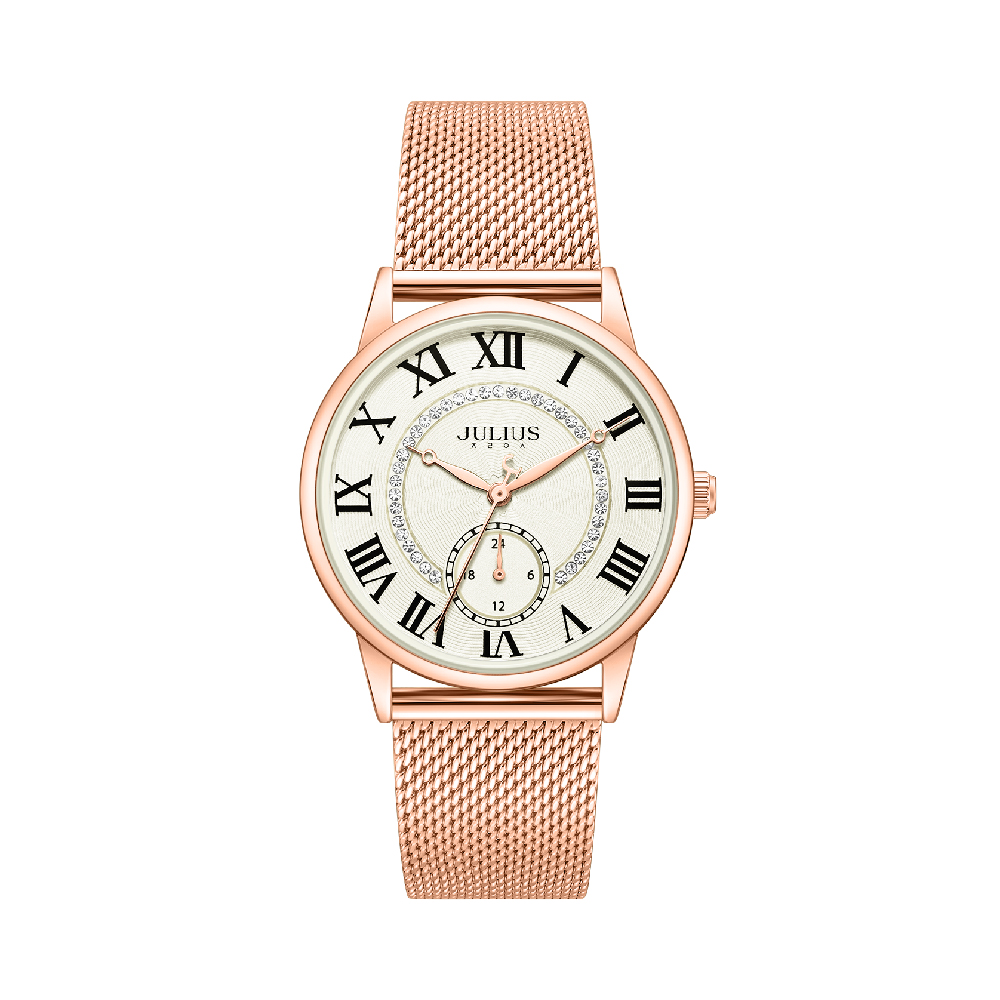 นาฬิกา Julius JA-1551 C สายสแตนเลส สีโรสโกลด์