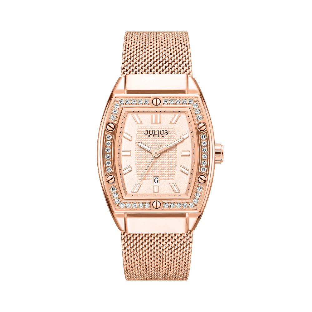 นาฬิกา Julius JA-1553 D สายสแตนเลส สีโรสโกลด์