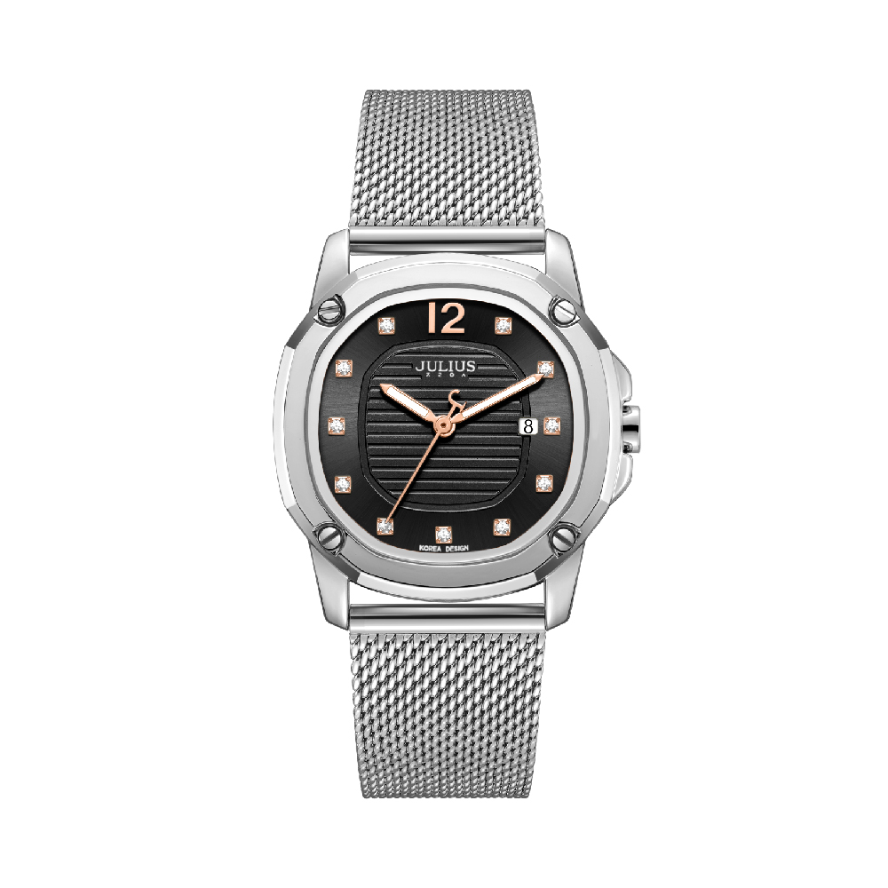 นาฬิกา Julius JA-1554 B สายสแตนเลส สีเงิน