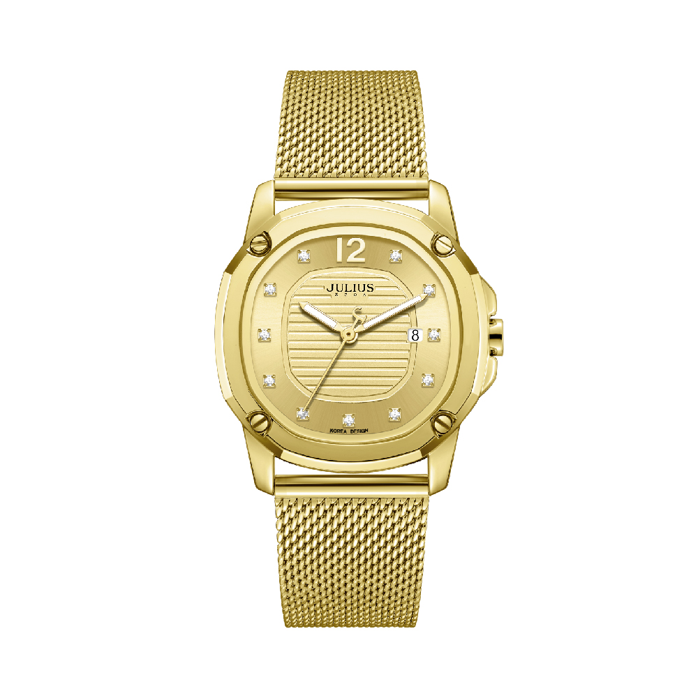 นาฬิกา Julius JA-1554 C สายสแตนเลส สีทอง