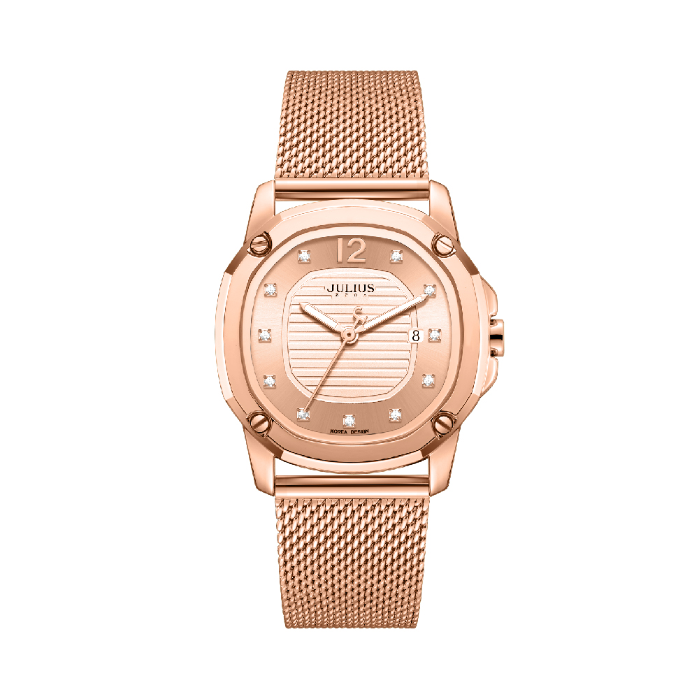 นาฬิกา Julius JA-1554 D สายสแตนเลส สีโรสโกลด์