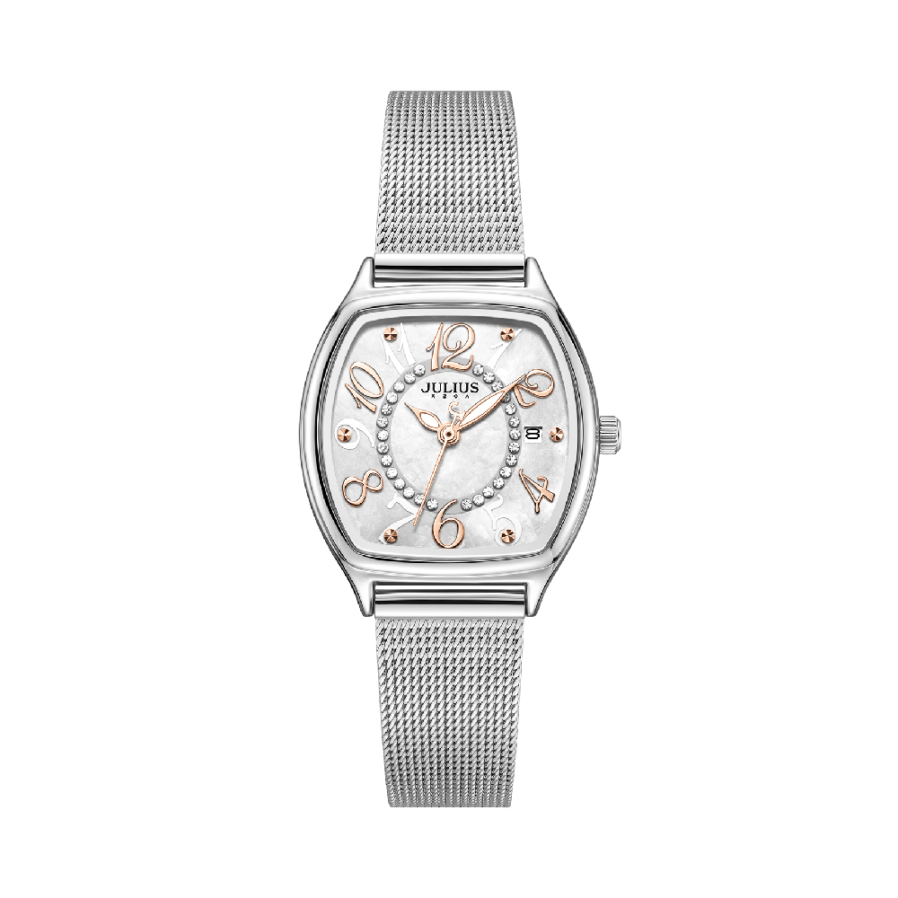 นาฬิกา Julius JA-1586 A สายสแตนเลส สีเงิน