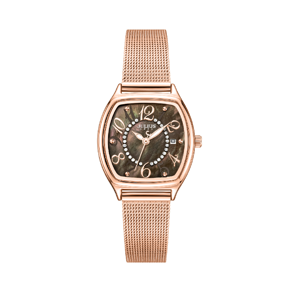 นาฬิกา Julius JA-1586 D สายสแตนเลส สีโรสโกลด์