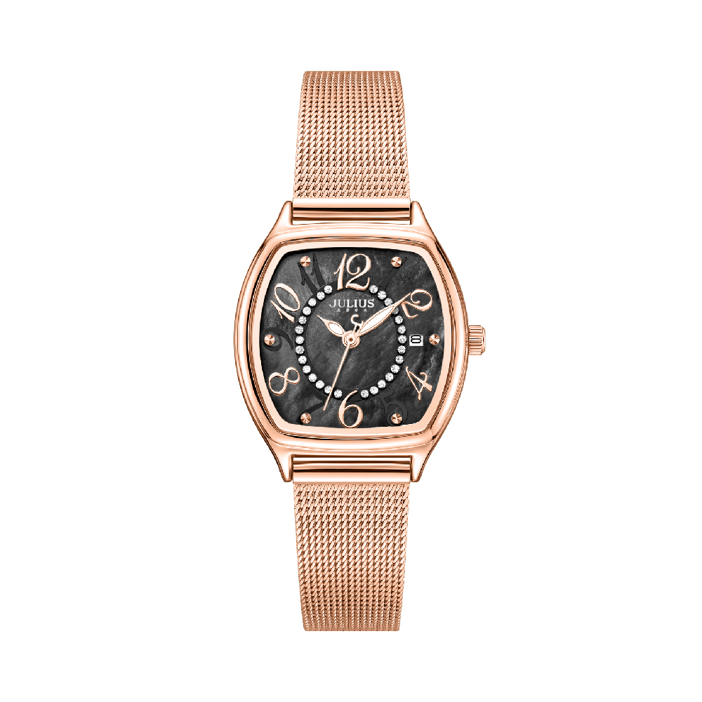 นาฬิกา Julius JA-1586 E สายสแตนเลส สีโรสโกลด์