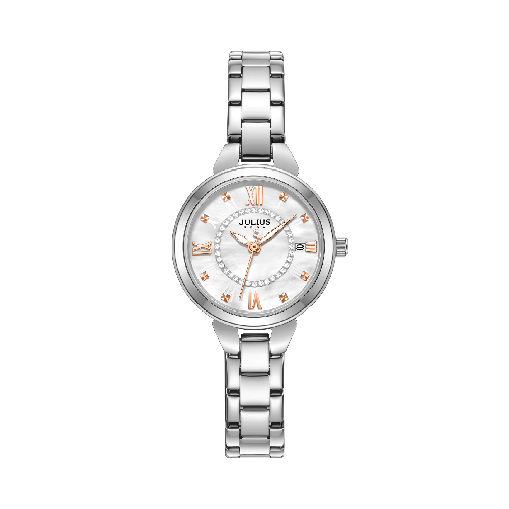 นาฬิกา Julius JA-1587 A สายสแตนเลส สีเงิน
